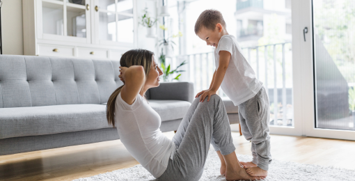 post natal yoga for strengthening