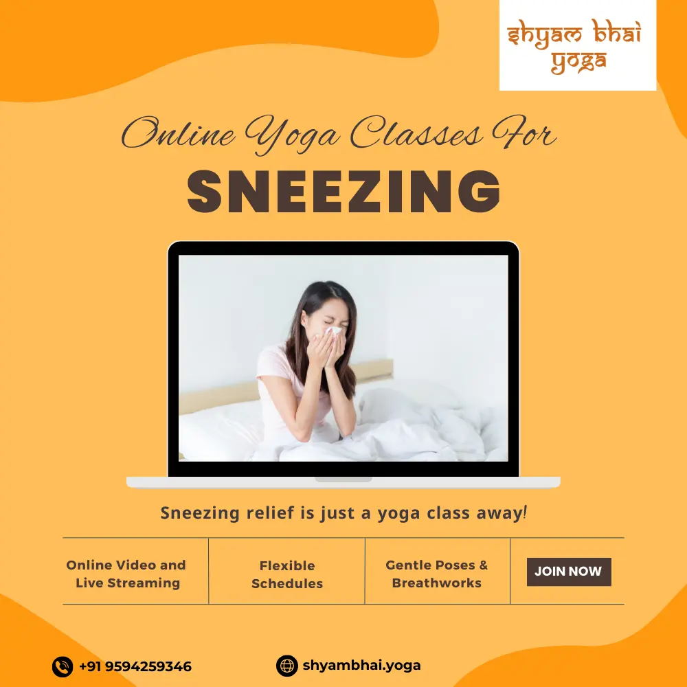 Online yoga classes for Sneezing