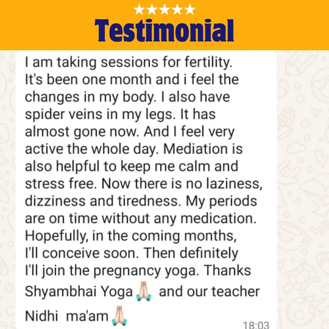 Fertility Yoga Testimonial