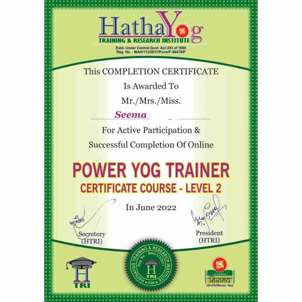 Daily Online yoga classes by certified yoga teacher