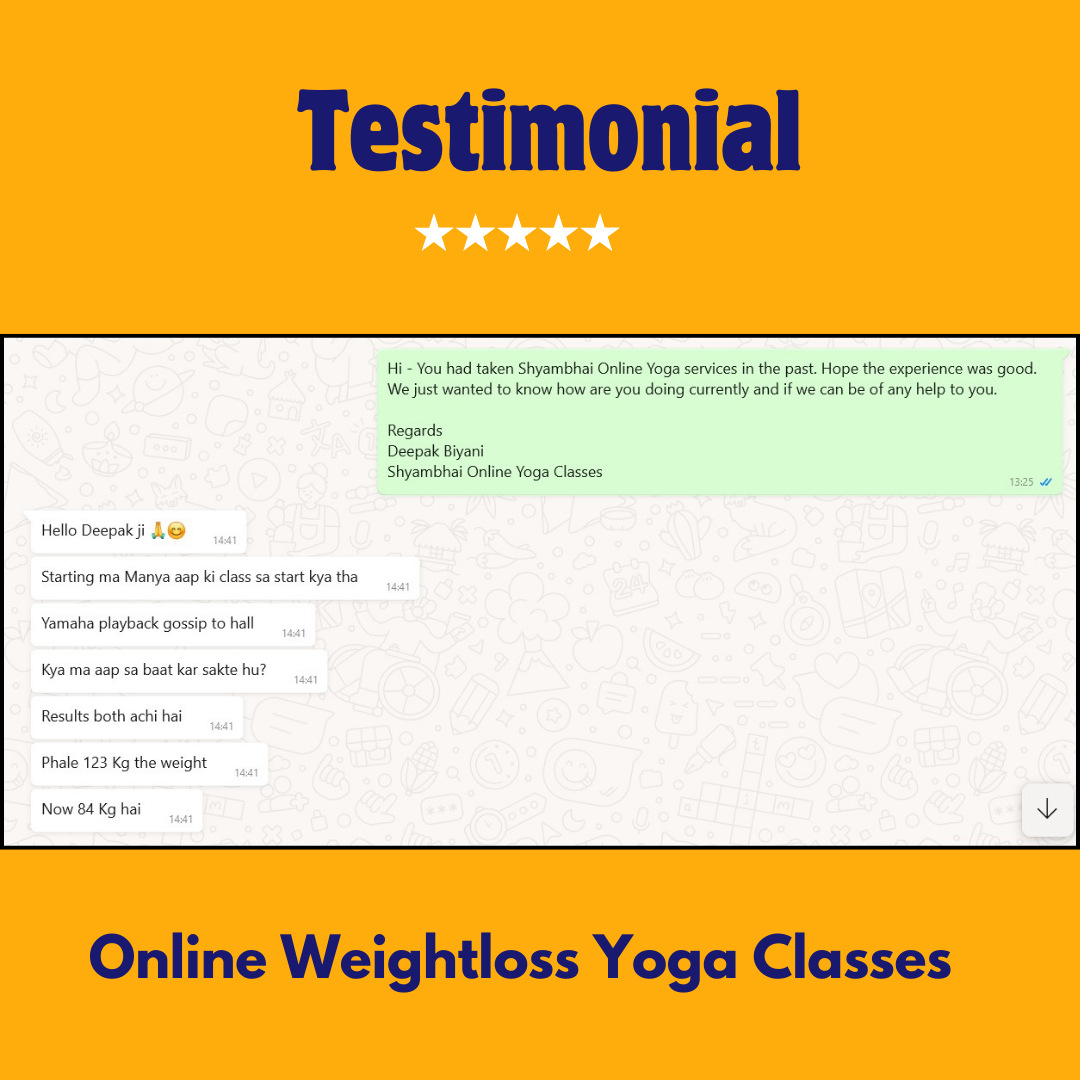 Online Weightloss Yoga