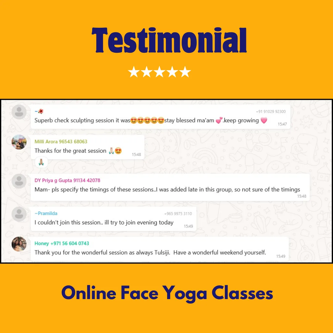 online face yoga classes testimonials