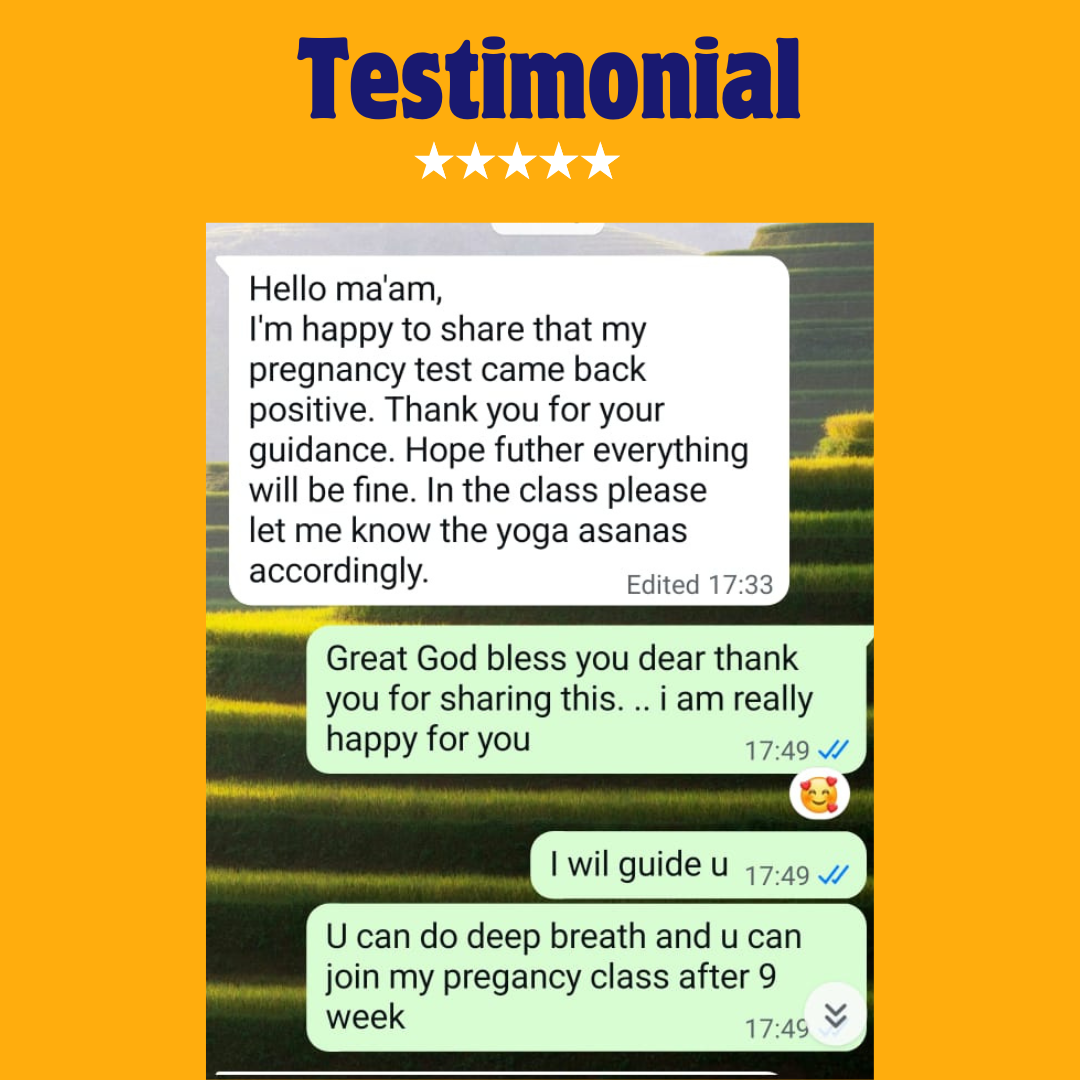 Fertility Yoga Testimonial (1) Fertility Yoga Testimonial (1)