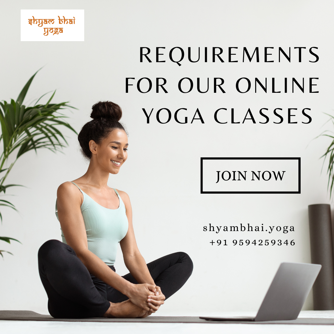 Requirements for our online yoga classes