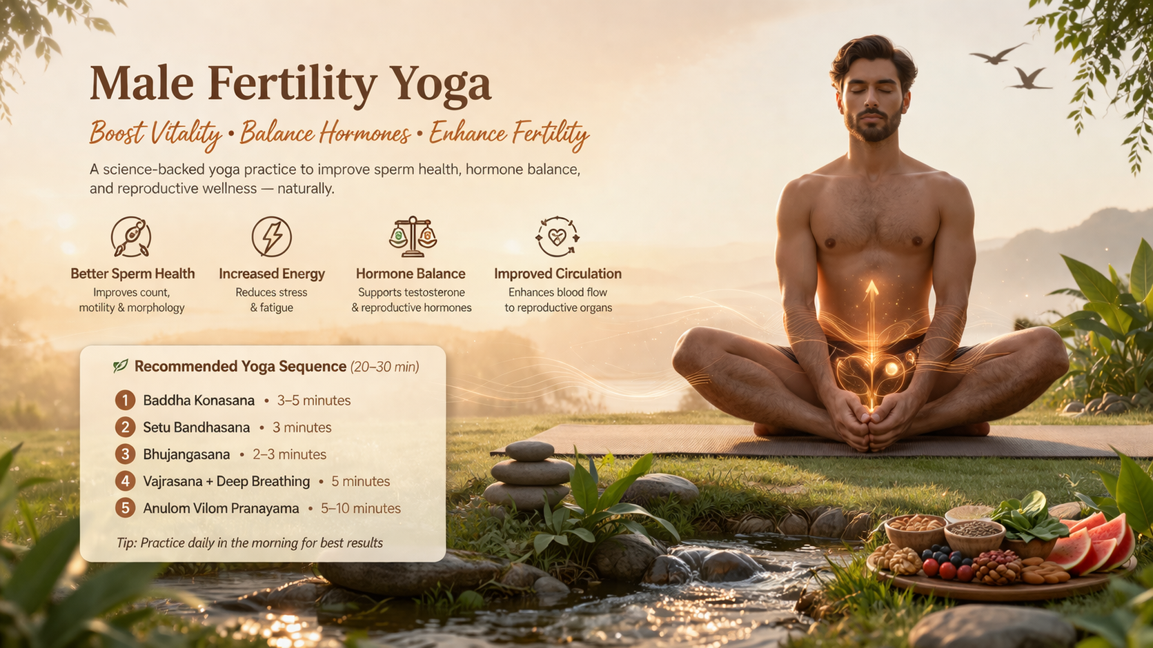 Online Men Yoga Fertility Classes 